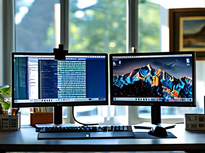 统信UOS双屏工作流,一套键盘,两块屏幕,效率翻倍